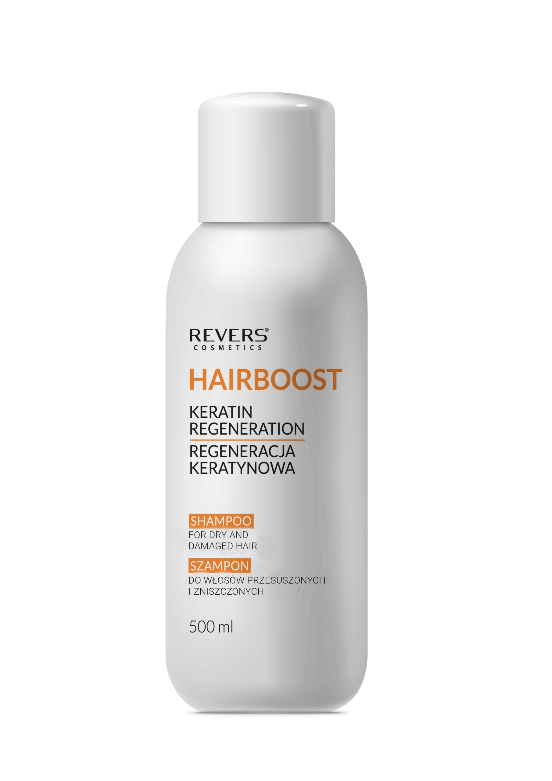REVERS HAIRBOOST keratinos regeneráló hajsampon, 500 ml